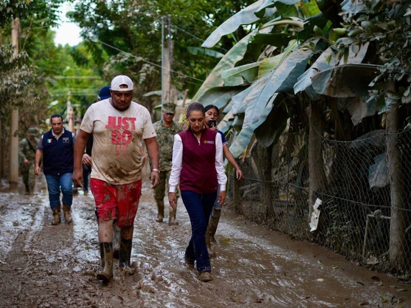 Sheinbaum descarta riesgo por el crecimiento del río Pánuco; afirma que mantendrá monitoreo