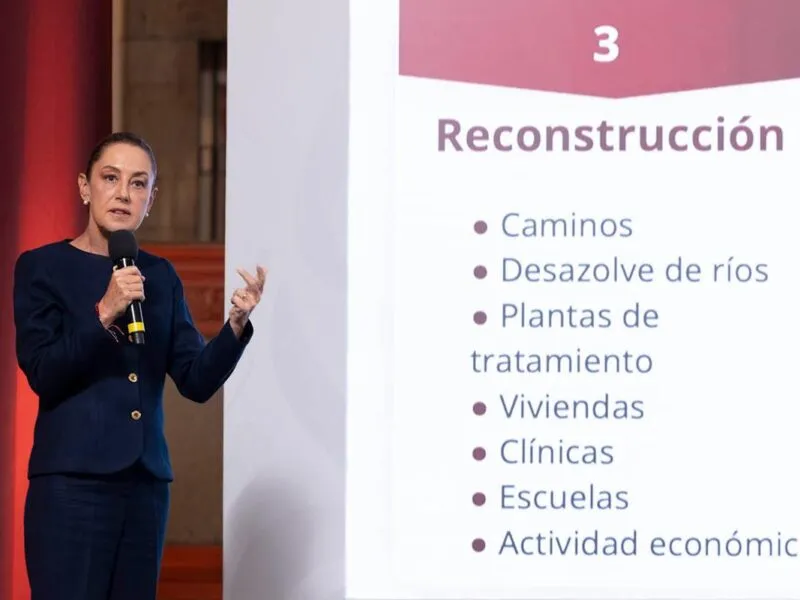 Sheinbaum estima que se necesitarán 10 mil millones de pesos para la reconstrucción tras inundaciones