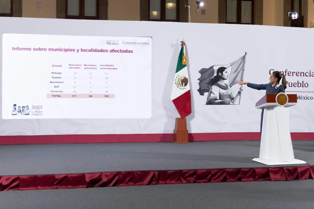 Sheinbaum informó que van más de 13 mil viviendas censadas por daños tras lluvias en México apoyo federal