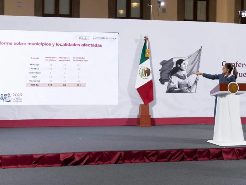 Sheinbaum informó que van más de 13 mil viviendas censadas por daños tras lluvias en México apoyo federal
