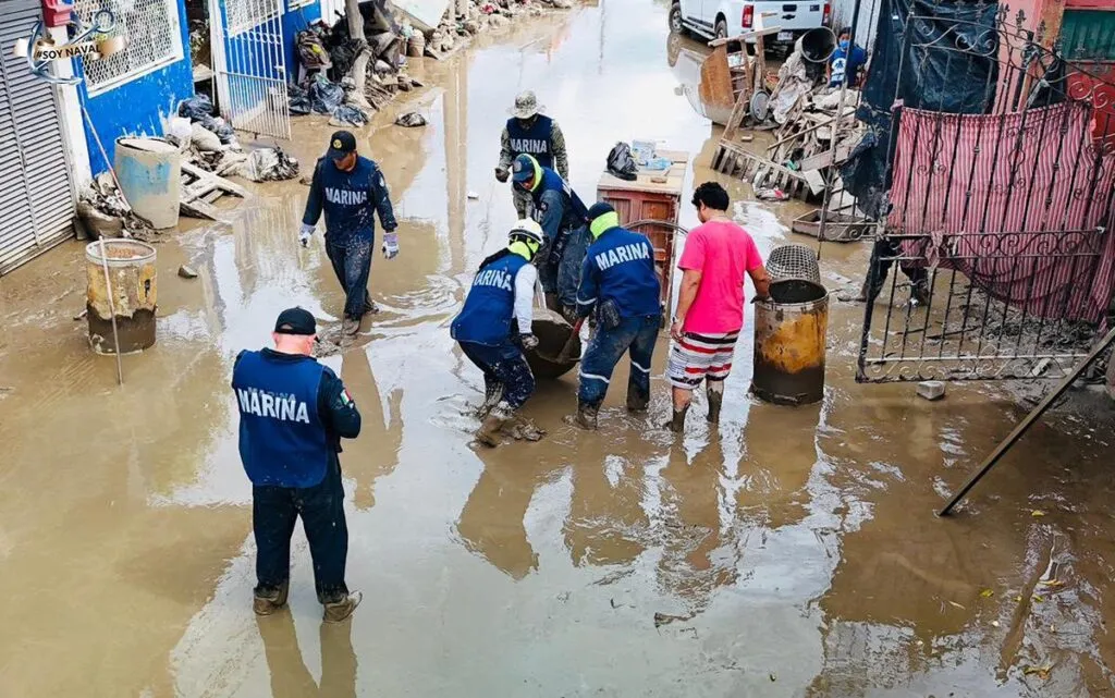 Sube a 70 la cifra de muertos por las inundaciones en cinco estados en México