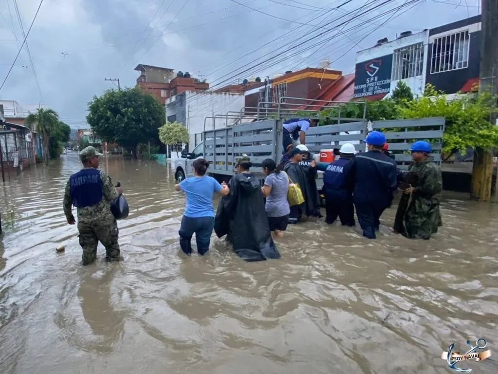 Suman 47 personas fallecidas por inundaciones en Veracruz, Puebla, Querétaro e Hidalgo
