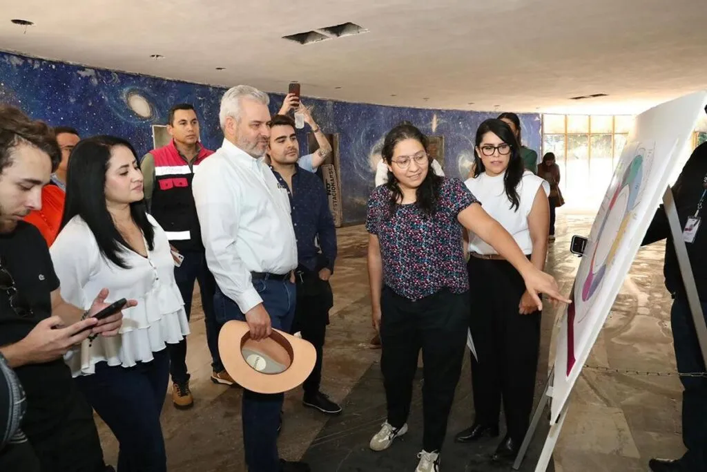 Supervisa Bedolla avances de la modernización del Planetario de Morelia-1