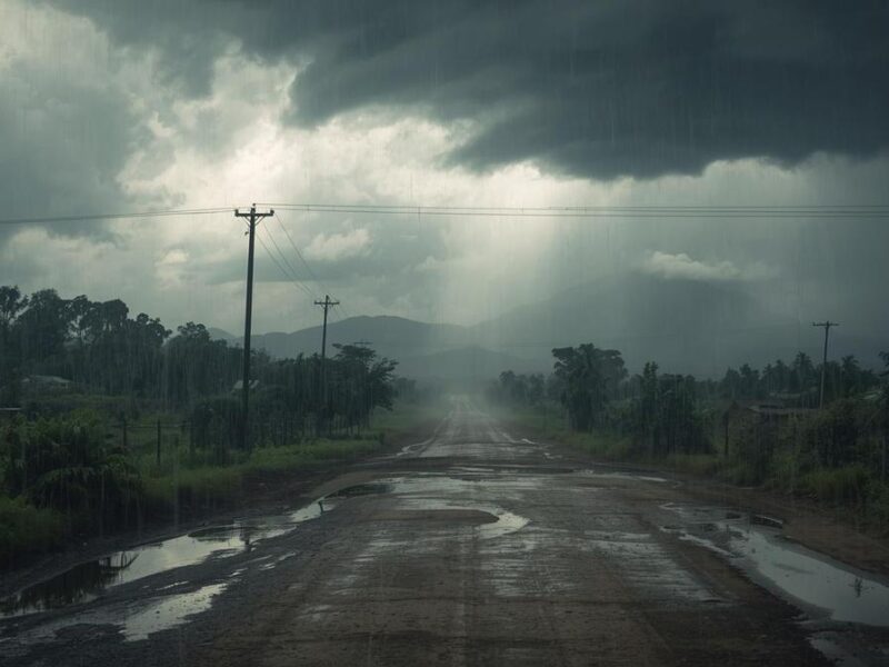 Suspenden clases por fuertes lluvias en siete municipios de Sinaloa