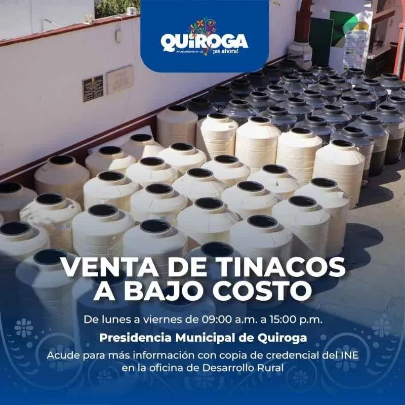 tinacos a bajo costo quiroga
