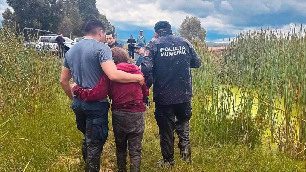 turista extraviada lago de cuitzeo