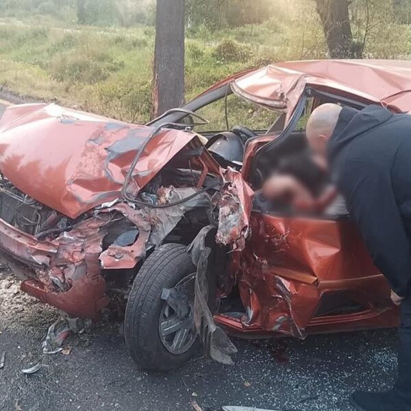 Conductor fallece tras chocar contra un árbol en la Morelia-Pátzcuaro