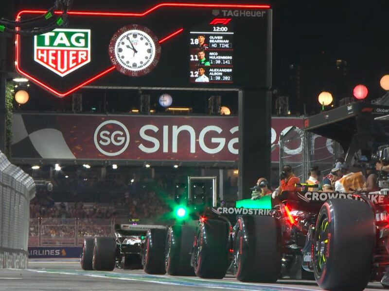 Un sorprendente Russell arrebata y se queda con la pole para el Gran Premio de Singapur