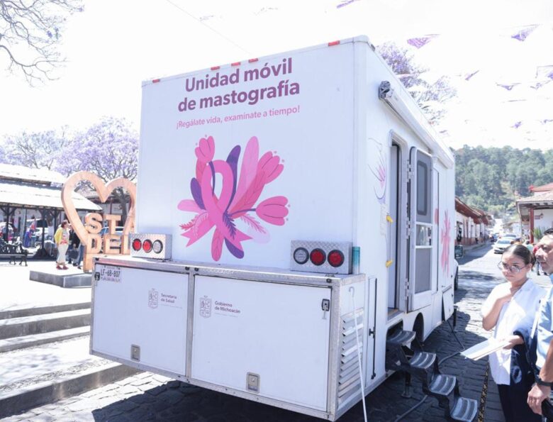 Unidad móvil de mastografías gratuitas en Michoacán