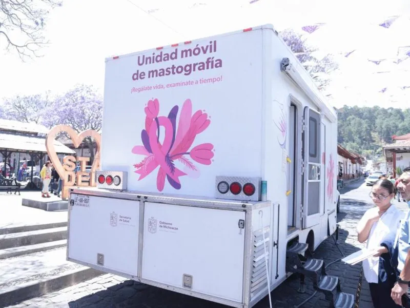 Unidad móvil de mastografías gratuitas en Michoacán