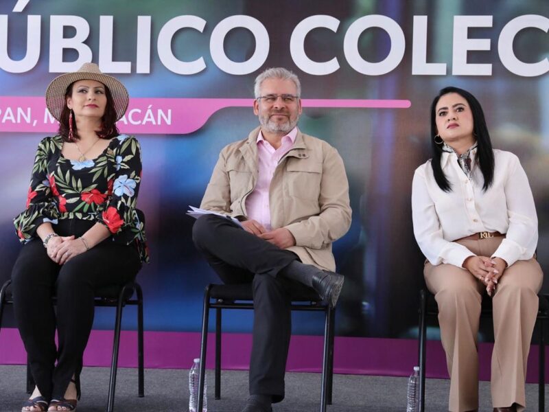 Uruapan recibirá primeros 80 camiones de transporte público: Bedolla