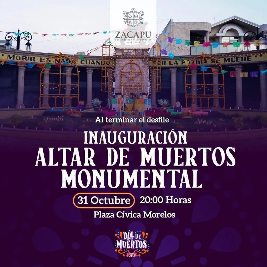 Zacapu se llena de tradición y color con el Gran Desfile de Catrinas y el 1er Festival del Pan de Muerto y Chocolate-1