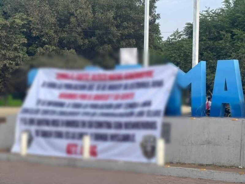 Aparecen narcomantas atribuidas al CJNG en Tepalcatepec