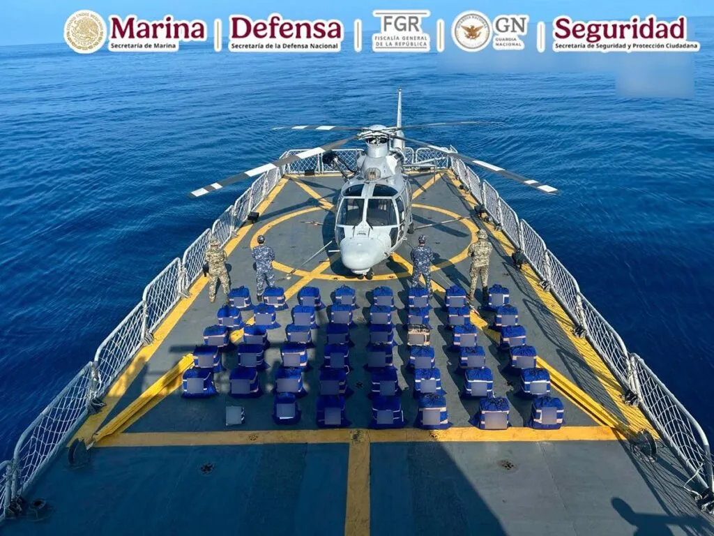 Aseguran 2.5 toneladas de cocaína en Michoacán valuadas en $980 millones de pesos