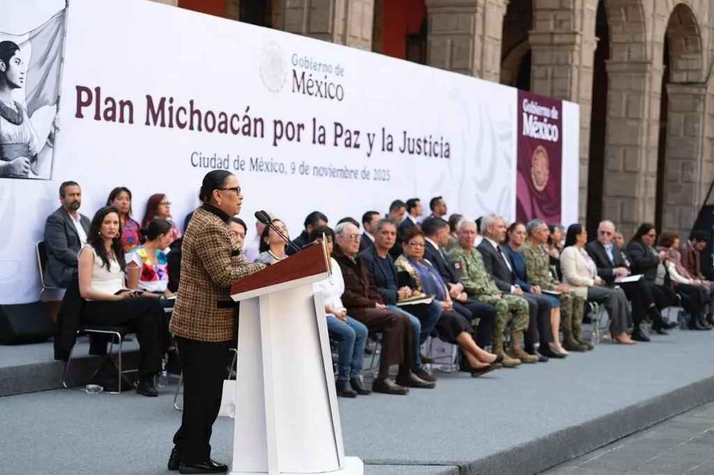 atención plan de la paz Michoacán Rosa Icela