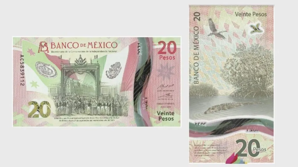 Banco de México descarta la salida de circulación del billete de 20 pesos