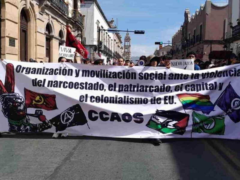CCAOS marcha en Morelia contra la violencia; advierten manipulación política del descontento social