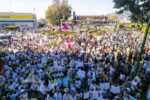 Cierre de gasolineras y comercios en Uruapan durante marcha por la paz tras el asesinato de Carlos Manzo