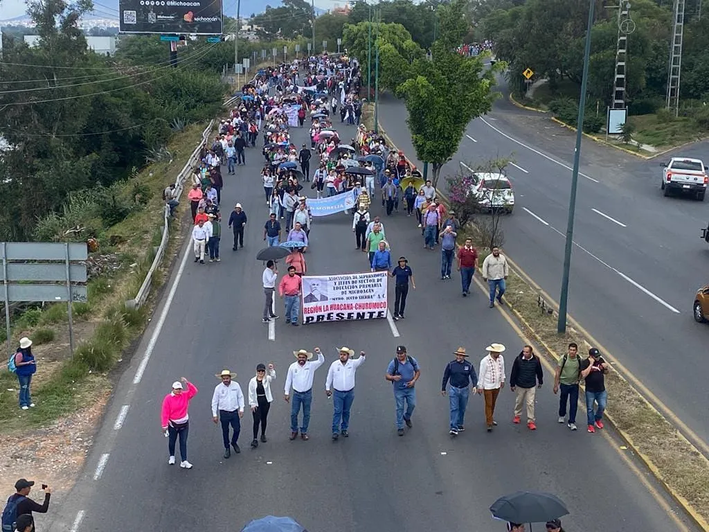 concluye la CNTE Michoacán el paro de 48 horas