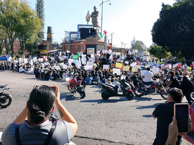 Concluyen sin incidentes manifestaciones en Uruapan; Gobierno de Michoacán reafirma respeto a la libre expresión