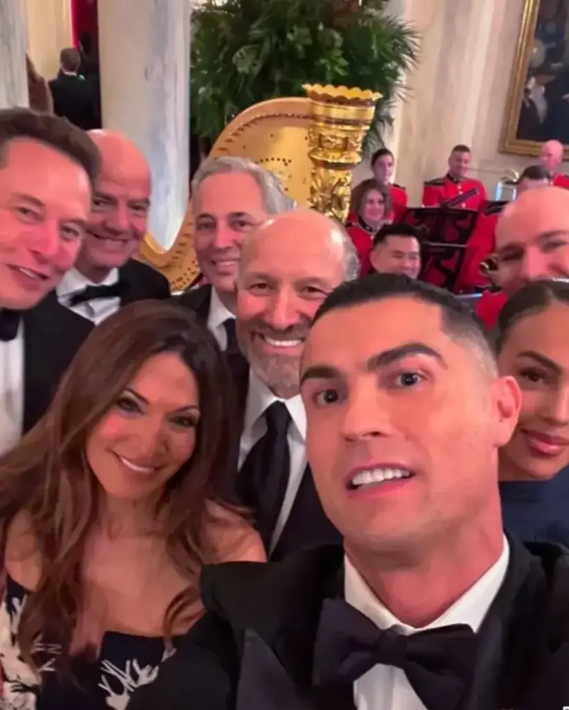 Cristiano Ronaldo brilla en la cena de gala en la Casa Blanca