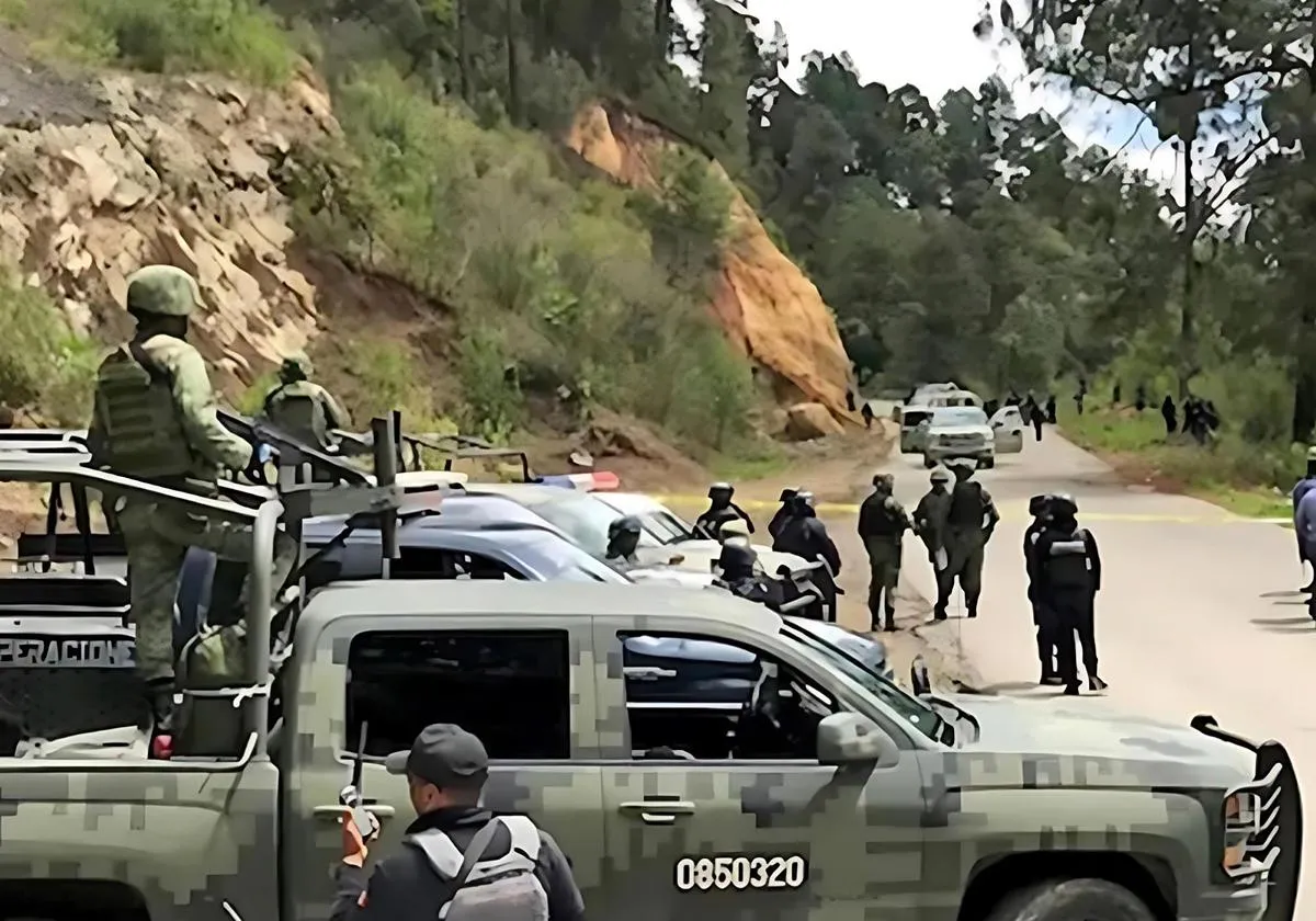 delincuentes abatidos operativo en Michoacán