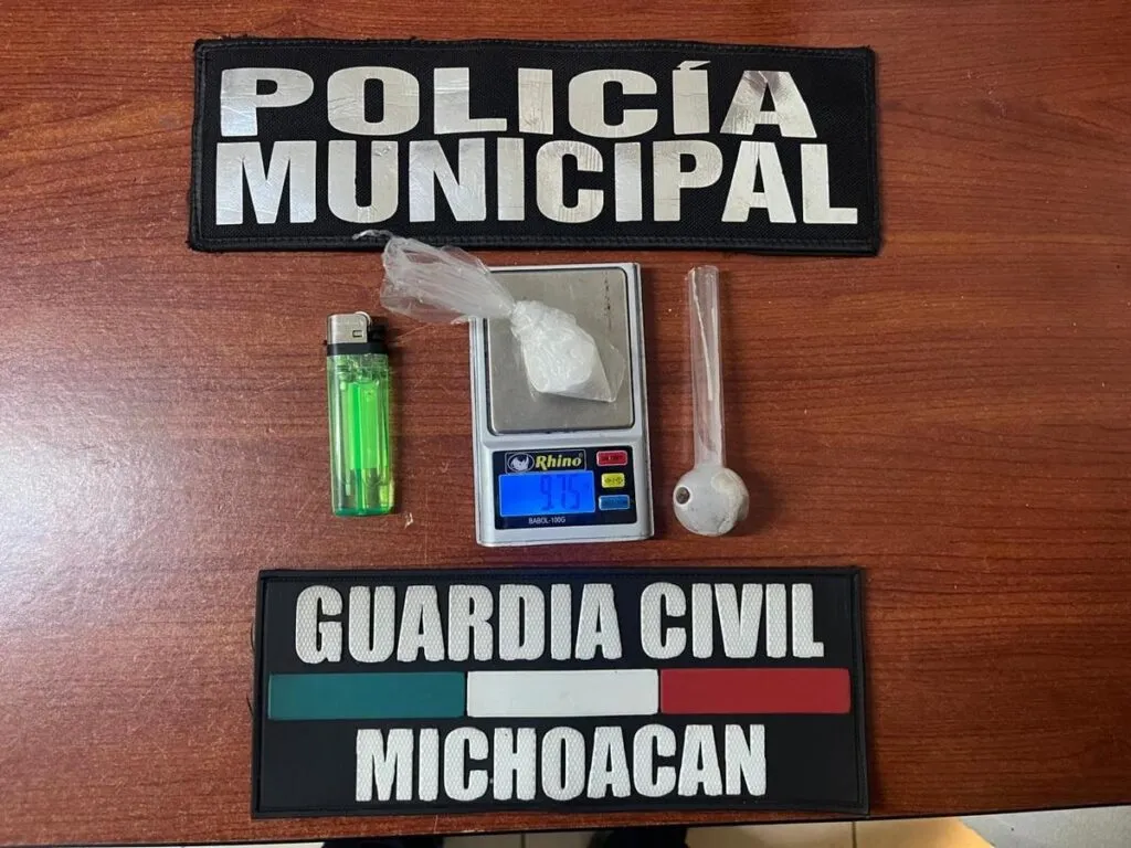 Detienen a una persona de 19 años en Pátzcuaro con sustancia