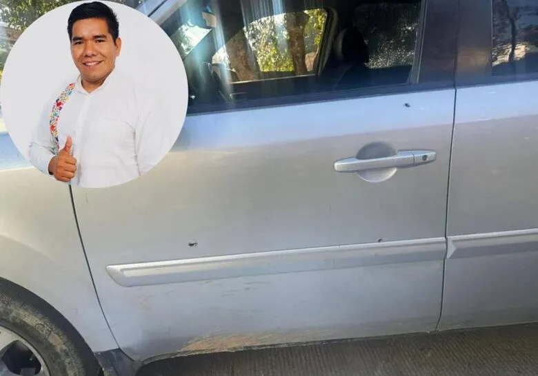 Disparan contra candidato a presidencia municipal en Oaxaca; muere su chofer