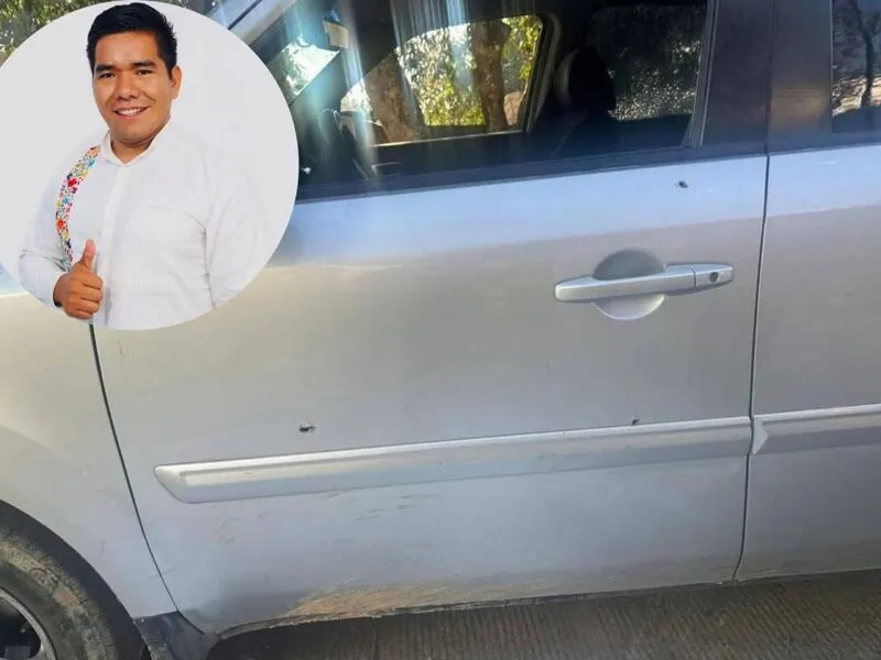 Disparan contra candidato a presidencia municipal en Oaxaca; muere su chofer