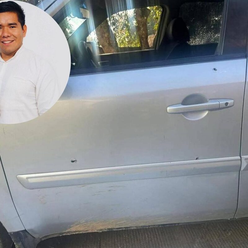 Candidato a alcaldía de Oaxaca sufre ataque armado; muere su chofer