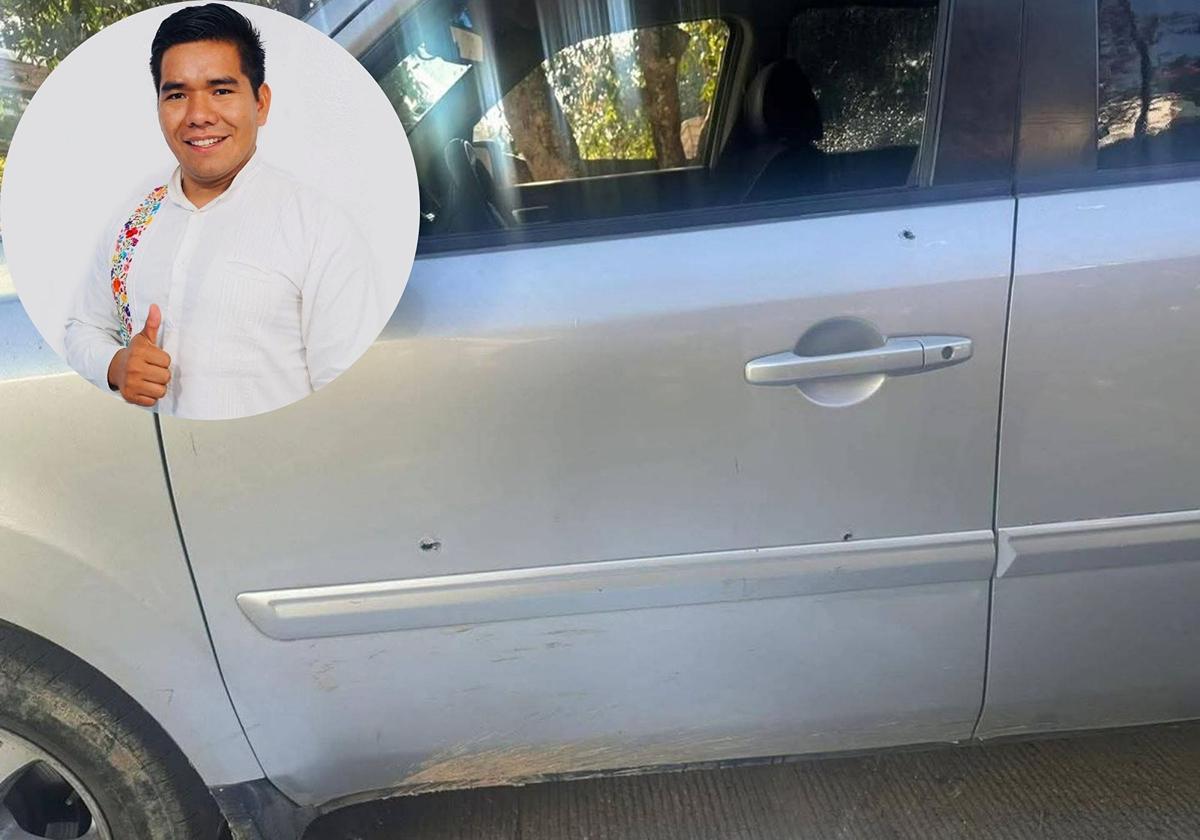 Disparan contra candidato a presidencia municipal en Oaxaca; muere su chofer