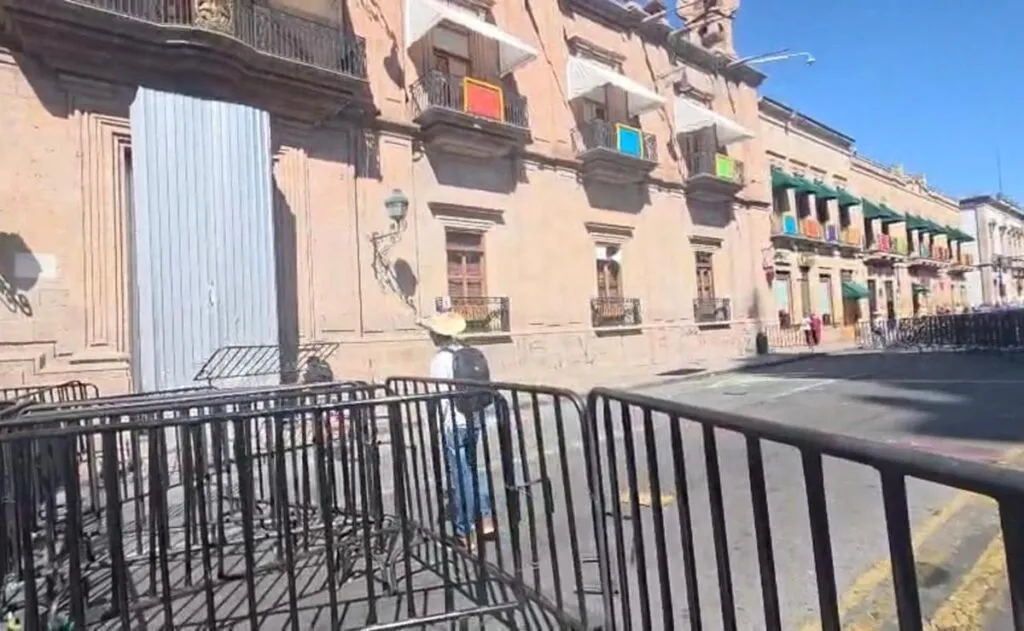 Disturbios en protestas del Centro Histórico de Morelia