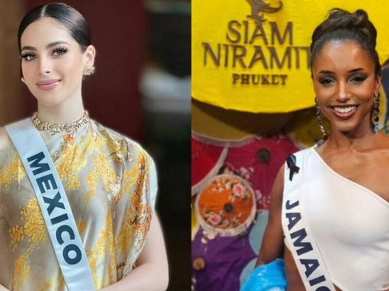 Fátima Bosch reacciona a la caída viral de Miss Jamaica en Miss Universo 2025