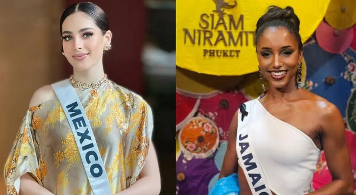 Fátima Bosch reacciona a la caída viral de Miss Jamaica en Miss Universo 2025
