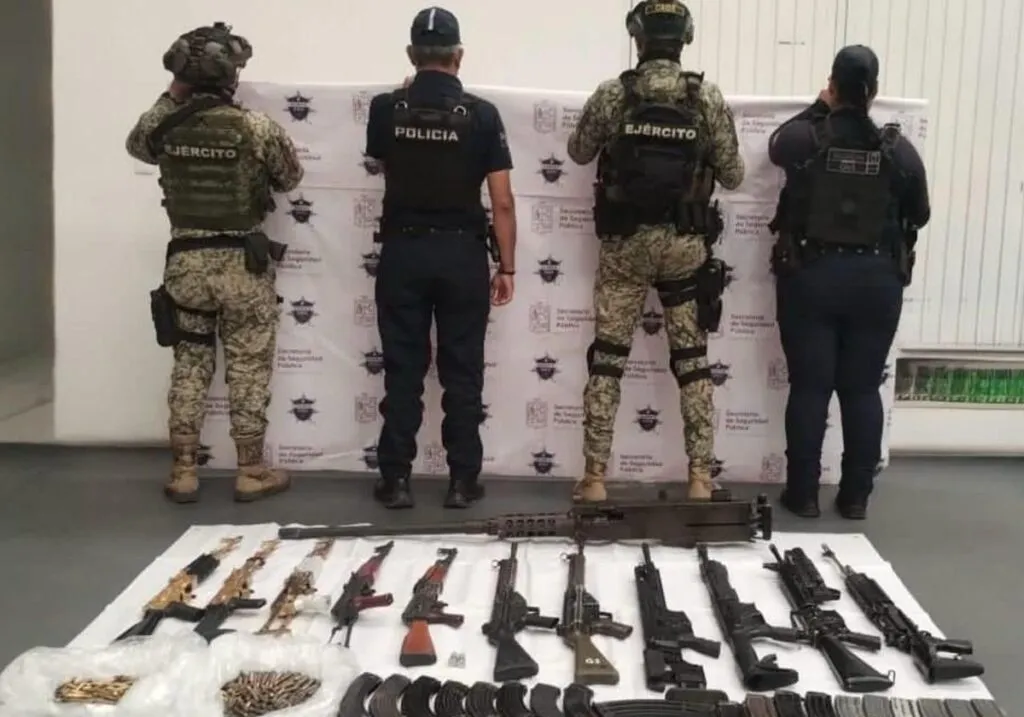 fuerzas federales estatales huetamo armas