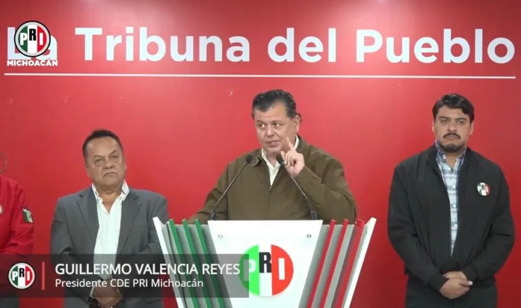 Guillermo Valencia niega participación del PRI en disturbios en Morelia