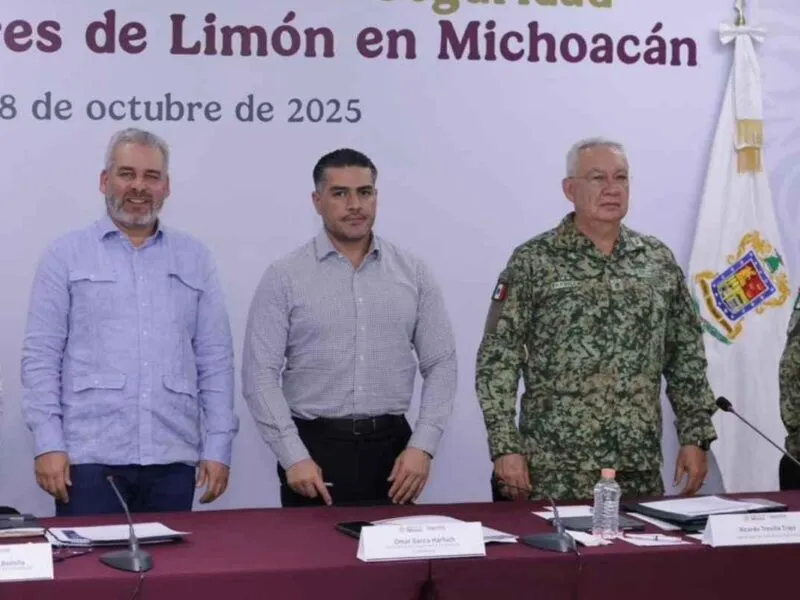 Michoacán refuerza su seguridad con llegada de Harfuch y Trevilla: Bedolla
