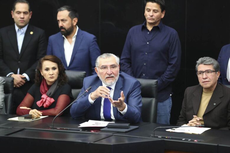 Marcha de la "Generación Z" no fue golpista, admiten Ricardo Monreal y Adán Augusto López