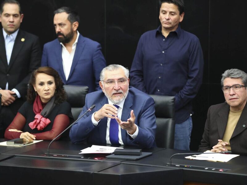 Marcha de la "Generación Z" no fue golpista, admiten Ricardo Monreal y Adán Augusto López