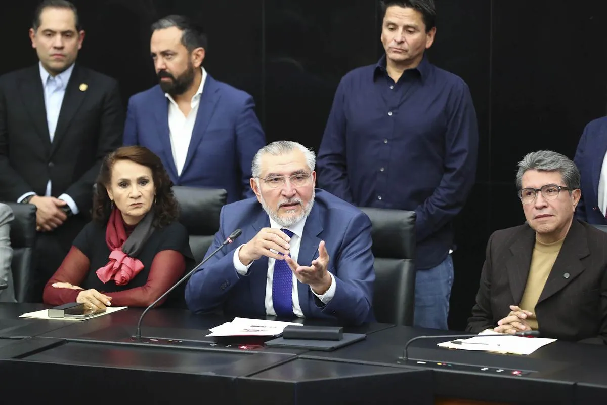 Marcha de la "Generación Z" no fue golpista, admiten Ricardo Monreal y Adán Augusto López