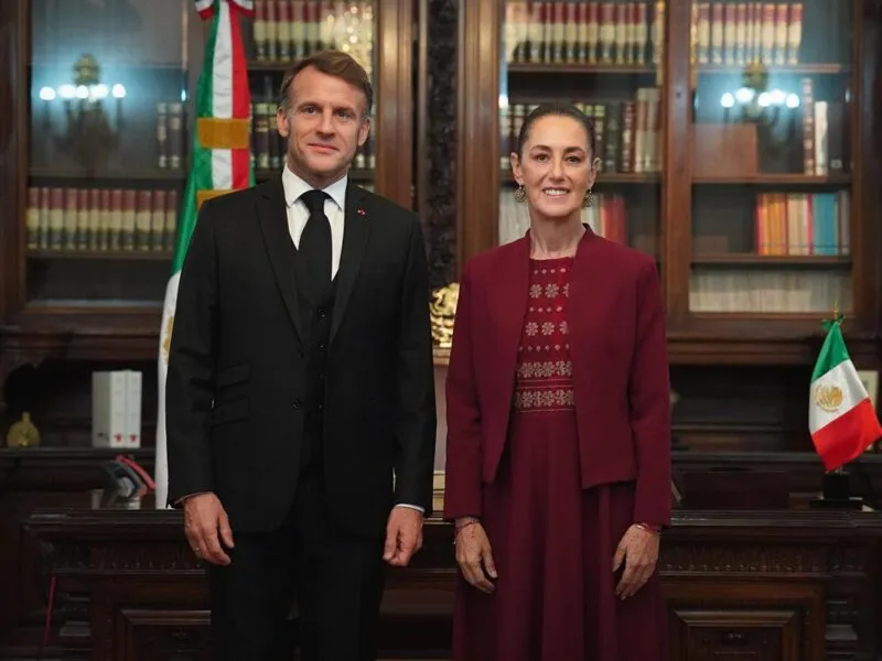 México apunta a fortalecer relación comercial con Francia durante visita de Macron