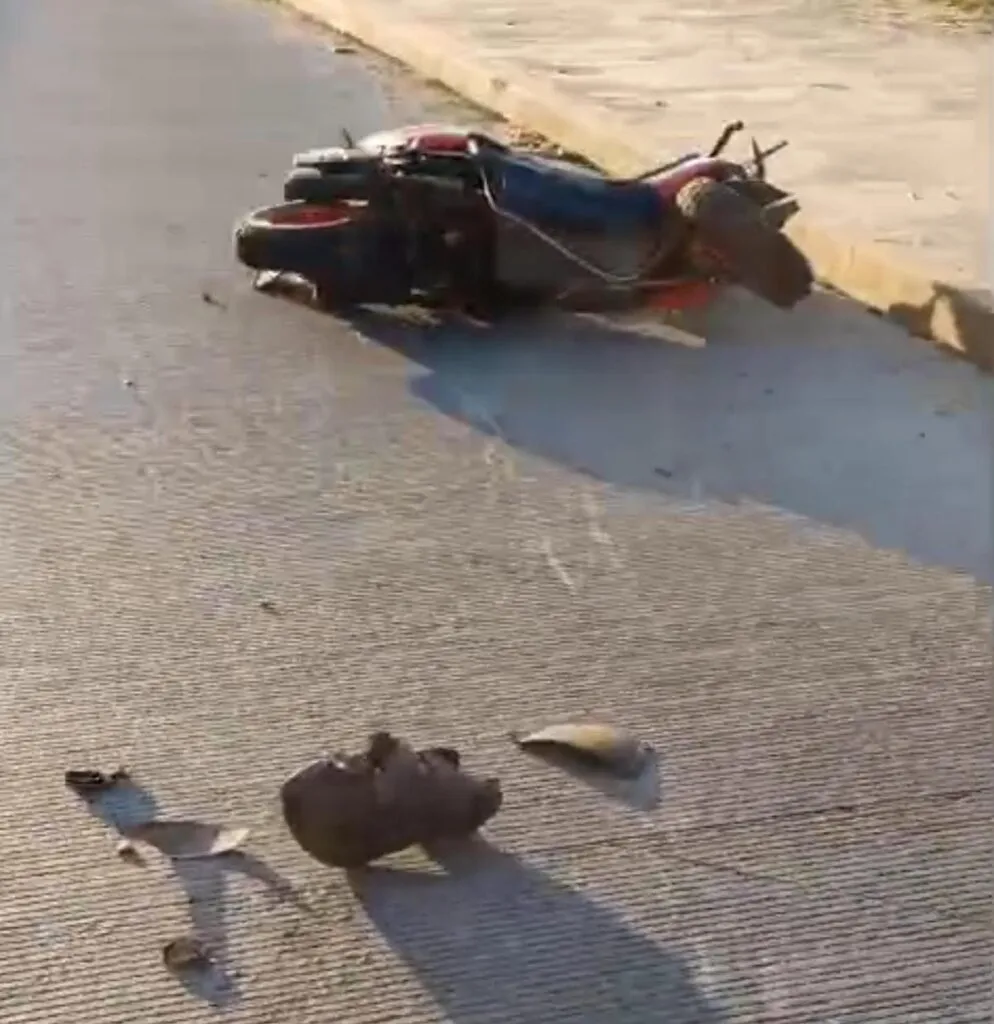 Motociclista pierde la vida tras ser atropellado por un camión de carga en Uruapan-1