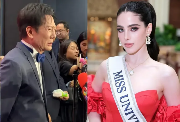 Nawat Itsaragrisil llora en público y pide perdón tras controversia con Fátima Bosch en Miss Universe 2025
