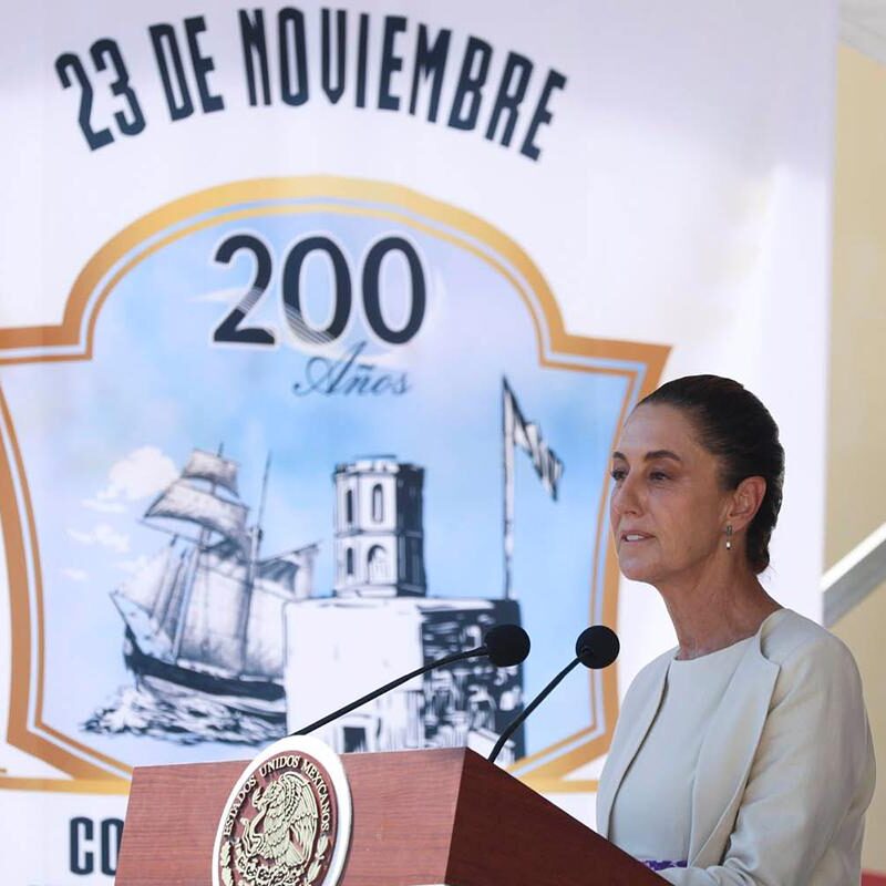 Claudia Sheinbaum critica a conservadores por buscar apoyo extranjero sin respaldo interno