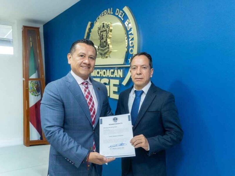 Nombran a Juez como nuevo Fiscal Regional en Uruapan, Michoacán, tras asesinato del Alcalde, Carlos Manzo