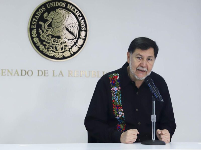 "Noroña, ejemplo de violencia contra la mujer", acusa oposición