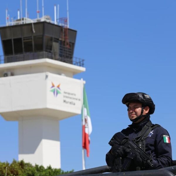 Operativo refuerza seguridad en el Aeropuerto Internacional de Morelia: SSP