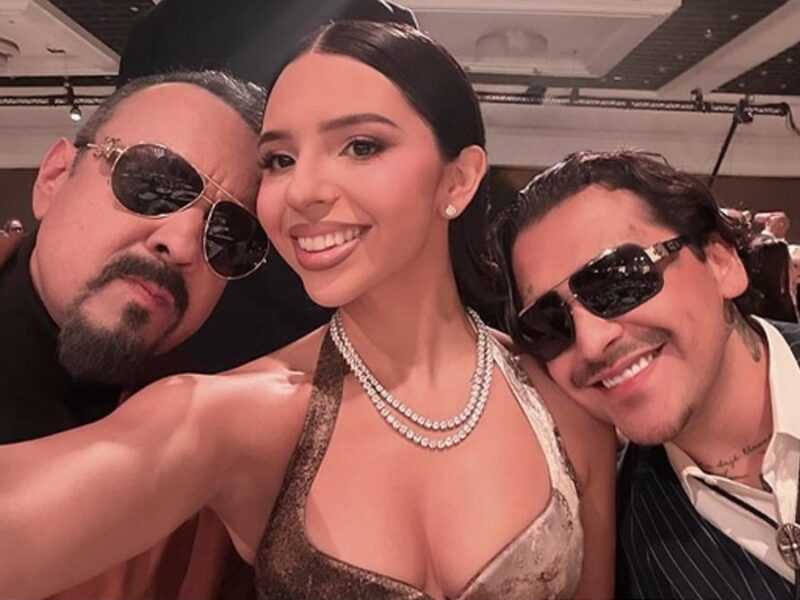 Pepe Aguilar sorprende con foto junto a Christian Nodal previo a Latin Grammy 2025