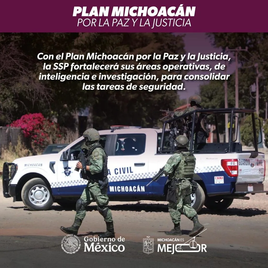 Plan Michoacán fortalece a la SSP