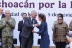 Presentan Ramírez Bedolla y Claudia Sheinbaum Plan Michoacán por la Paz y la Justicia